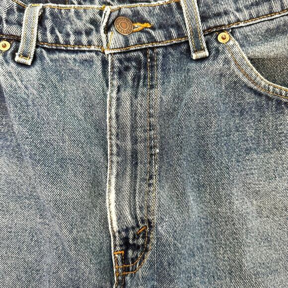 Vtg 90s Levis Jeans 550 Orange Tab Relaxed Fit Cotton Wallet Fade Denim W36 L34 - Picture 8 of 16